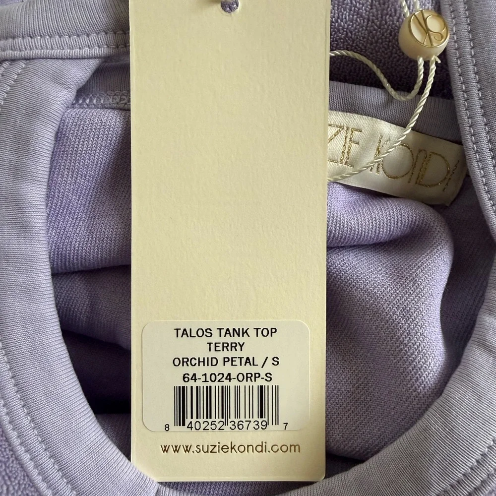 Suzie Kondi Talos tank Small. Orchid Terry - Picture 2 of 3